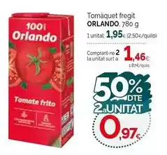 Condis Orlando - tomaquet fregit oferta