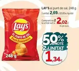 Condis Lay's - al punt de sal oferta