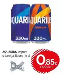 Condis Aquarius - o taronja oferta