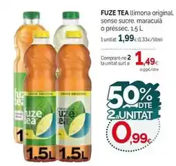 Condis Fuze tea oferta