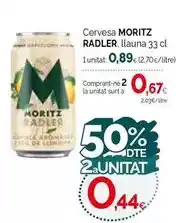 Condis Moritz - cervesa radler oferta
