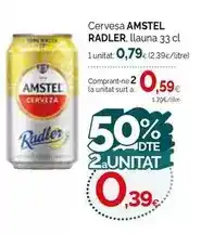 Condis Amstel - cervesa radler oferta