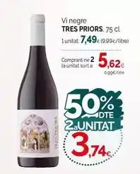Condis Tres - vi negre oferta