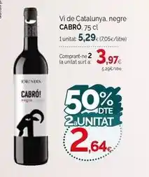 Condis Cabro - vi de catalunya oferta