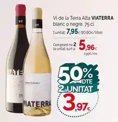 Condis Terra - vi de la alta blanc o negre oferta