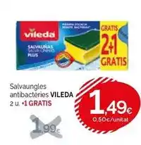 Condis Vileda - salvaungles antibactéries oferta