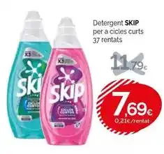 Condis Skip - detergent per a cicles curts oferta