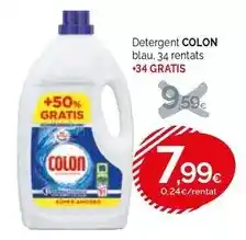 Condis Colon - detergent blau. 34 rentats oferta