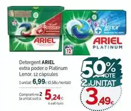 Condis Ariel - detergent extra poder o platinum lenor oferta