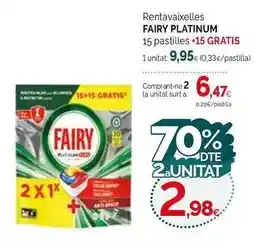 Condis Fairy - rentavaixelles platinum oferta