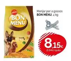 Condis Bon menu - menjar per a gossos oferta