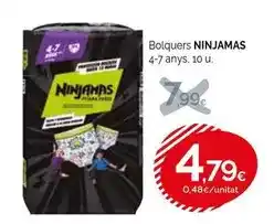Condis Ninjamas - bolquers oferta