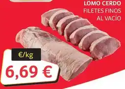 GM Cash & Carry Lomo cerdo filetes finos al vacío oferta