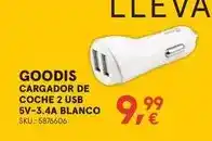 Worten Blanco - cargador de coche 2 usb 5v-3.4a oferta