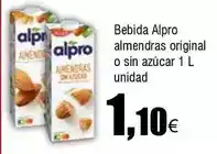 FROIZ Alpro - bebida almendras original o sin azucar oferta