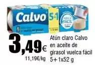 FROIZ Calvo - atún claro en aceite de girasol vuelca fácil oferta