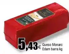 FROIZ Monarc - queso edam barra oferta