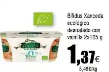 FROIZ Xanceda - bifidus ecologico desnatado con vainilla oferta