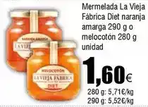 FROIZ La vieja fábrica - mermelada diet naranja amarga o melocoton oferta