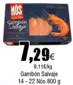 FROIZ Nos - gambon salvaje oferta