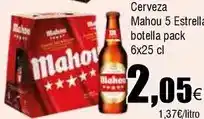 FROIZ Mahou - cerveza 5 estrellas oferta