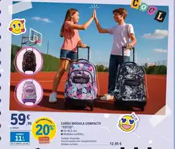 E.Leclerc Totto - carro mochila compacto oferta