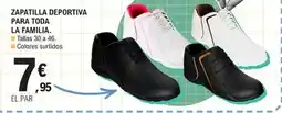 E.Leclerc Zapatilla deportiva para toda la familia oferta