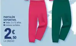 E.Leclerc Pantalón deportivo oferta