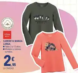 E.Leclerc Tissaia - camiseta manga larga oferta