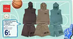 E.Leclerc Tissaia - camiseta sin mangas y con capucha o bermuda oferta