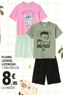 E.Leclerc Pijama juvenil licencias oferta