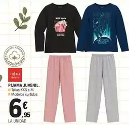 E.Leclerc Tissaia - pijama juvenil oferta