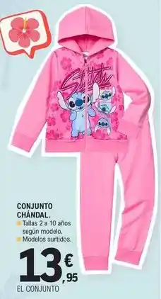 E.Leclerc Conjunto chandal oferta