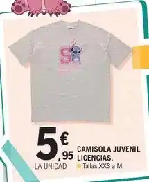 E.Leclerc Camisola juvenil licencias oferta
