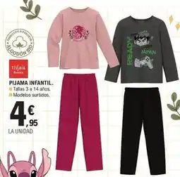 E.Leclerc Tissaia - pijama infantil oferta