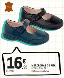 E.Leclerc Merceditas de piel oferta