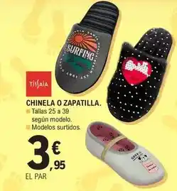 E.Leclerc Tissaia - chinela o zapatilla oferta
