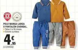 E.Leclerc Polo manga larga o pantalon chandal oferta