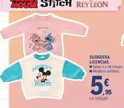 E.Leclerc Sudadera licencias oferta