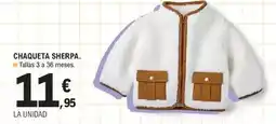E.Leclerc Chaqueta sherpa oferta
