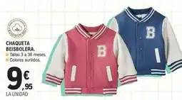 E.Leclerc Chaqueta beisbolera oferta