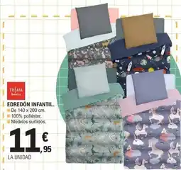 E.Leclerc Tissaia - edredón infantil oferta