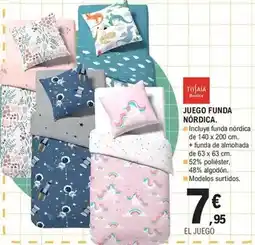 E.Leclerc Tissaia - juego funda nórdica oferta