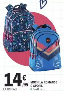 E.Leclerc Mochila romance o sport oferta
