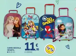 E.Leclerc Carro mochila infantil oferta