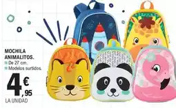 E.Leclerc Mochila animalitos oferta
