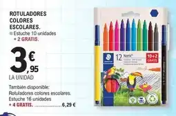 E.Leclerc Staedtler - rotuladores colores escolares oferta
