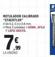 E.Leclerc Staedtler - rotulador calibrado oferta