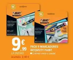 E.Leclerc Bic - pack 8 marcadores intensity paint oferta