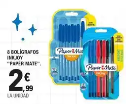 E.Leclerc Paper mate - 8 boligrafos inkjoy oferta